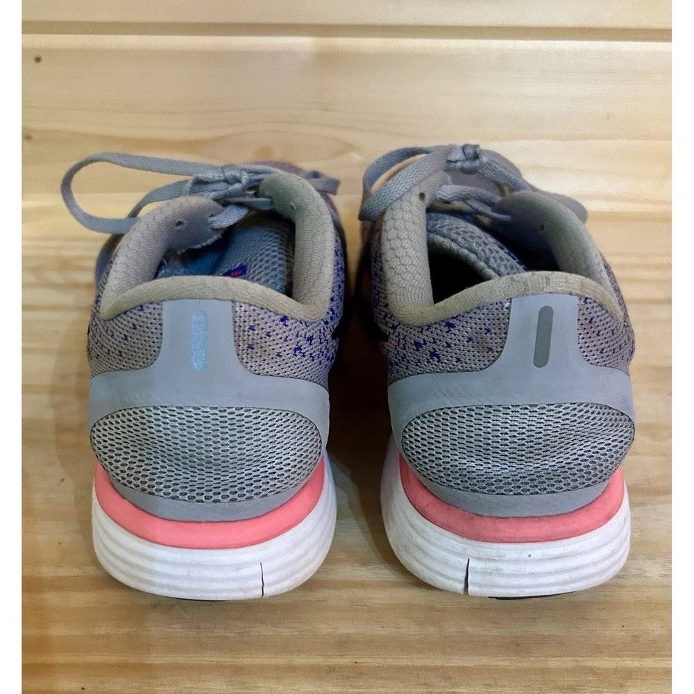 Nike Free RN Distance Low Gray Pink Women's Size 8 827116-004 EUC